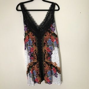 FP intimates floral tunic/beach coverup